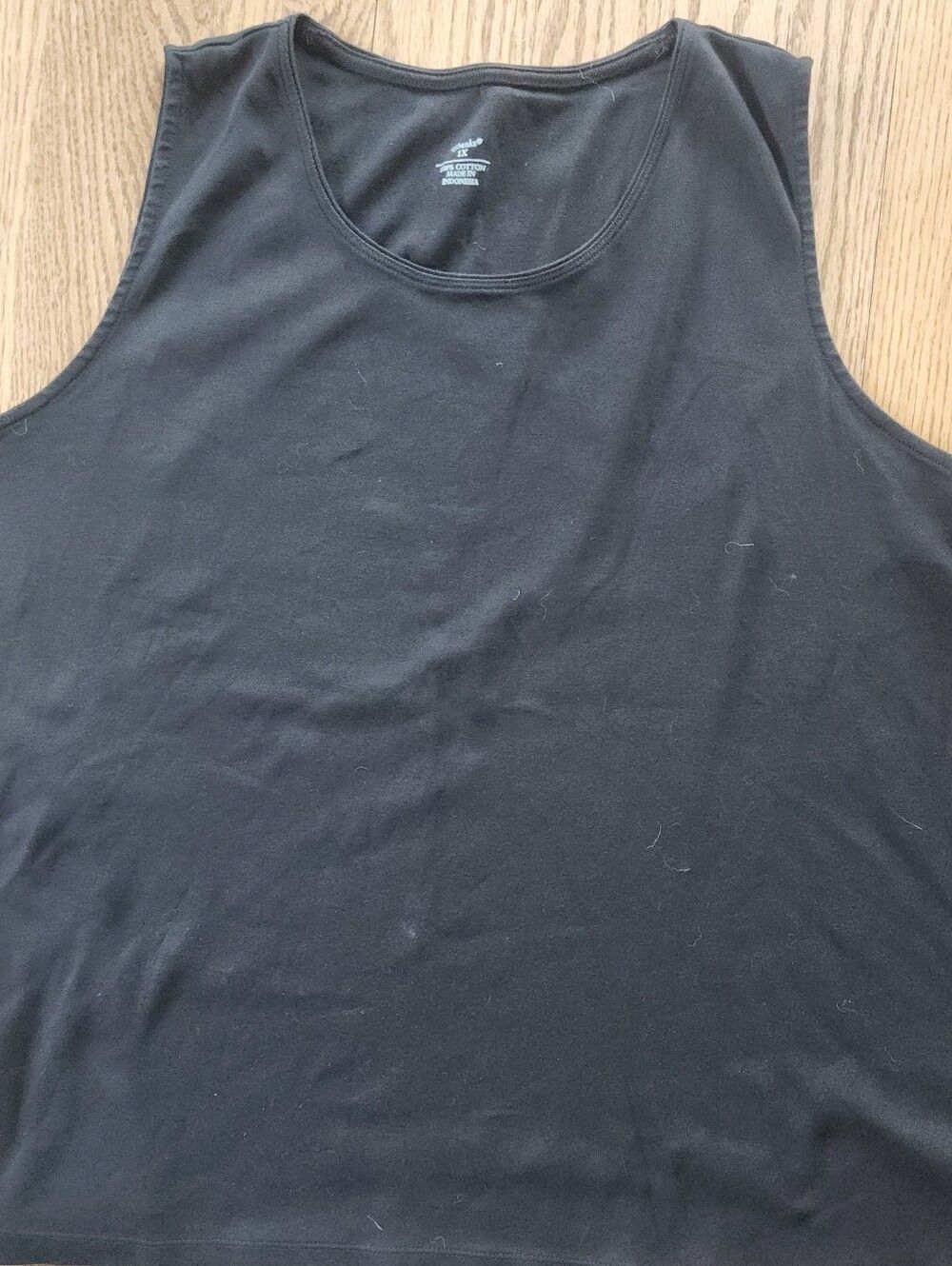 E40 CJ Banks womens Black Sleeveless Tank Top NWOT
